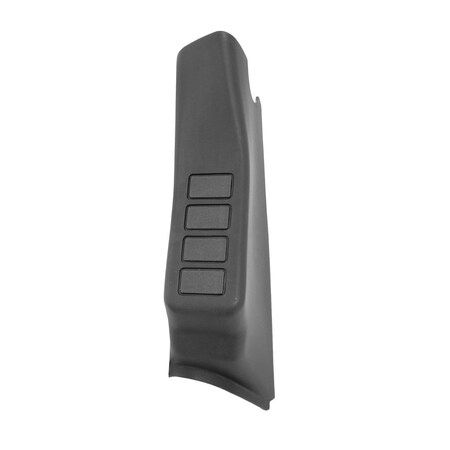 Rugged Ridge A-PILLAR 4 SWITCH POD, BLACK, LEFT SIDE, 11-16 JEEP WRANGLER(JK) 17235.58